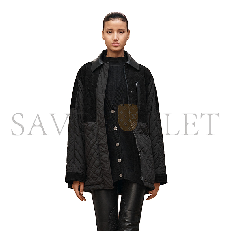 HERMES MIXED LEATHER COAT H6H0161DM0232